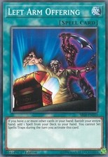 YuGiOh Left Arm Offering SR08-EN033 Common Englisch NM 1st