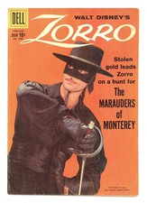 FOUR COLOR 1003 4.0 WALT DISNEY'S ZORRO PHOTO COVER DELL OW PAGES 1959