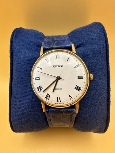 Vintage USSR Sekonda 23 Jewels Luch 2209 Watch Au10 Gold Plated Runs **Project** video thumbnail