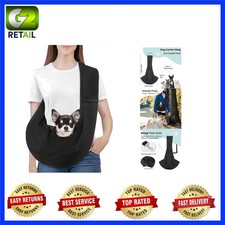 Durable Hands-Free Dog Carrier Sling for Small Dogs - Safety Harness Included