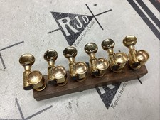 70  s Grover USA Star Back Tuners Machines Keys Head Gold Set Inline Right