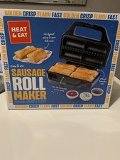 Heat & Eat Sausage Roll Maker Electric Non-Stick Snack Cooker Brand New in Box