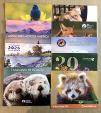 2026 Calendars/Planners New Beautiful Photos/Pictures Large  Small Lot of 19