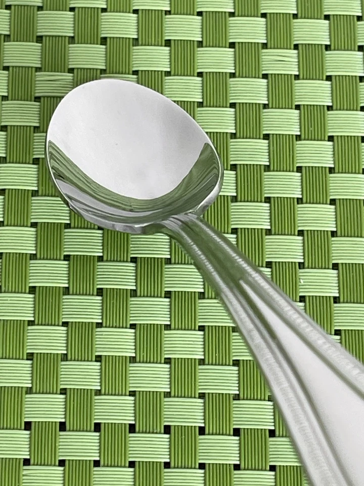 Temp-Tations OLD WORLD BEAD Stainless 4 Iced Tea Spoons Round Tip - 7 7/8" - Image 4 of 4