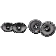 MB Quart Discus DK2-168 6x8 Inch Coax Speakers with DK2-116s 6.5 Inch Shallow...