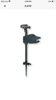 #ad Hydro Critter Blaster Animal Sprinkler Repeller Scarecrow Motion Activated Solar $40.00