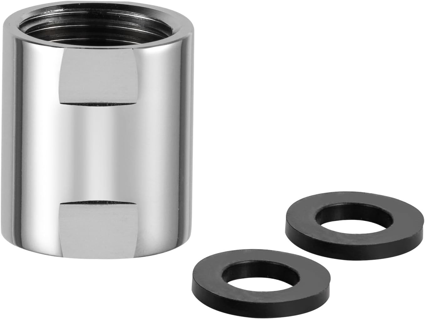 Shower Pipe Fitting, Brass Converter Adapter, G1/2 X G1/2 in Female Thread Showe