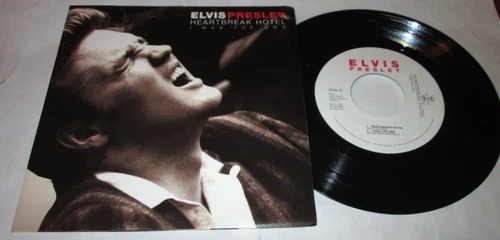 ELVIS PRESLEY HEARTBREAK HOTEL EP 45 7" NM US RCA VINYL w/PS ALTERNATE TAKES