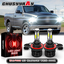 For Dodge Ram 1500 2006-2012 2pcs 9008 H13 6000K LED Headlights Hi/Lo Beam Bulbs