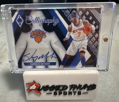 2023-24 Panini Phoenix Carmelo Anthony Calligraphy Auto FOTL /17