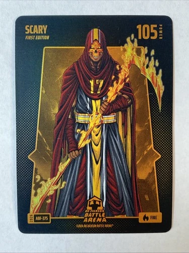 SCARY (Terry McLaurin) Bo Jackson Battle Arena ABF-375 FIRE Alpha Battlefoil
