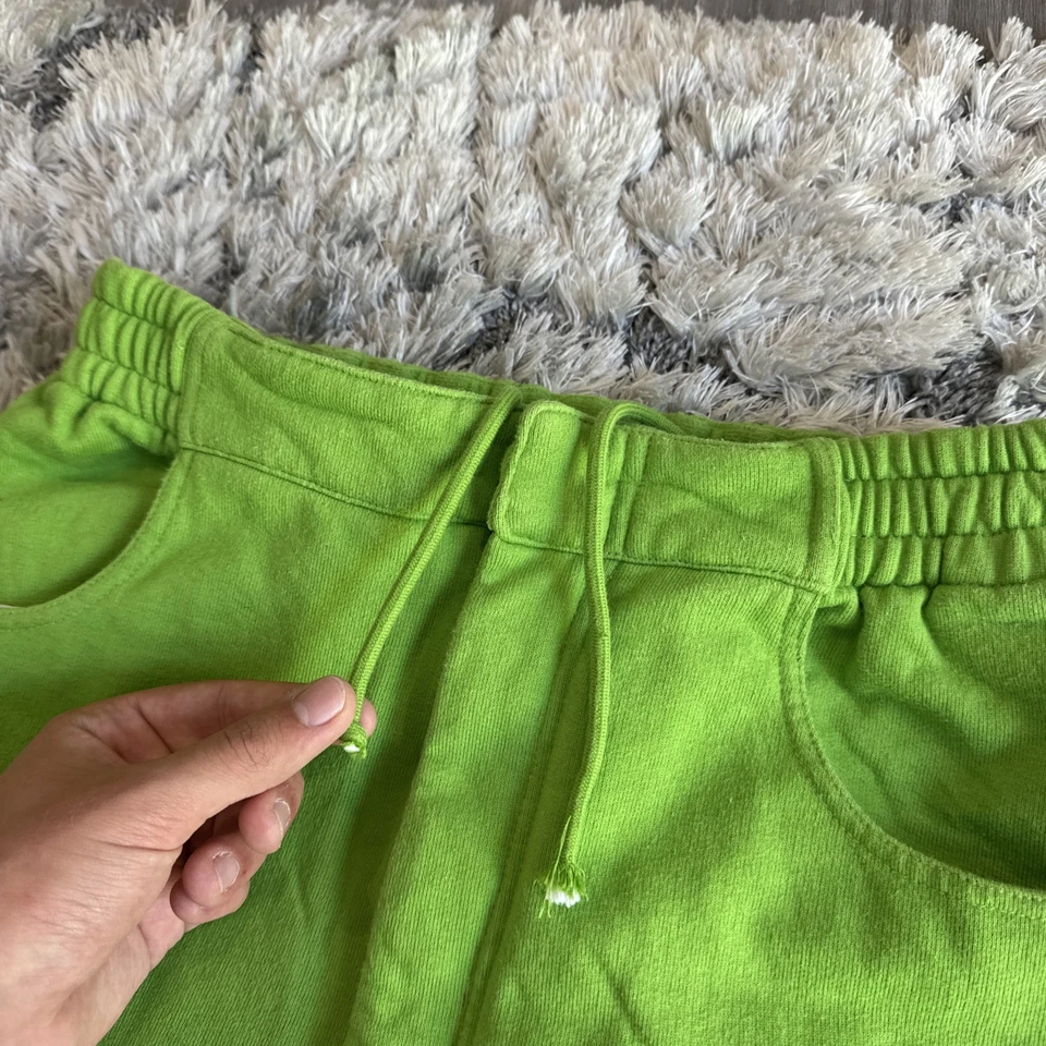 Pantalones deportivos holgados GRAIL Maison Margiela MM6 verde cintura ajustable Y2K talla pequeña Foto 2 de 4