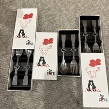 Heart Spoon And Fork In Love Boxes Wedding Anniversary New Set Of 3 New In Box