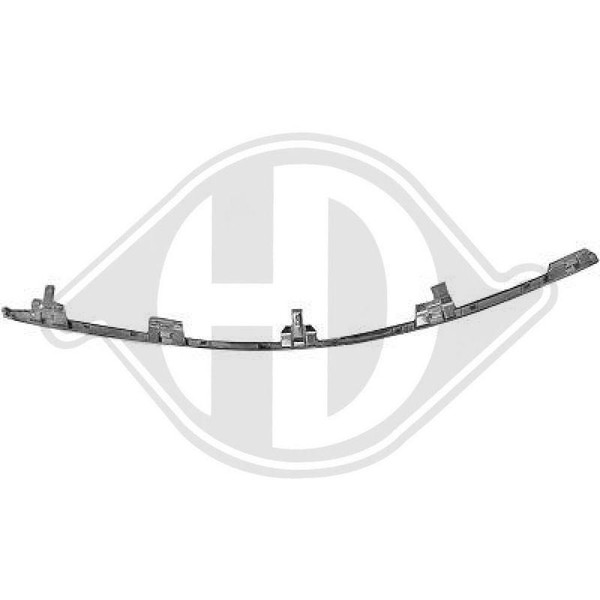 1X Zier /Schutzleiste StoßFäNger Diederichs 1027062 FüR Audi Vorne Rechts-image
