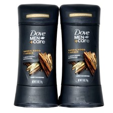 Dove Men  Care Sandalwood  Amber Antiperspirant 72H 2.6 oz. , 2 Count