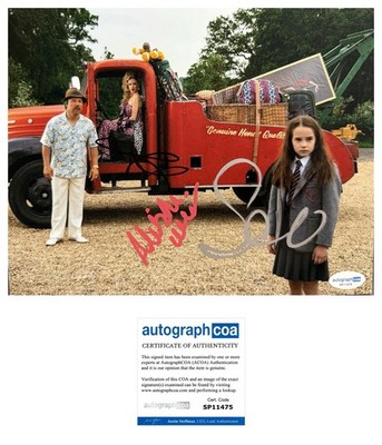 Stephen Graham, Andrea Risebourogh und Alisha Weir 8x10 Matilda signiert Acoa