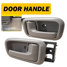 2X Interior Door Beige Handle Rear Left Bezel Fit Right 2000-06 Toyota Tundra XX