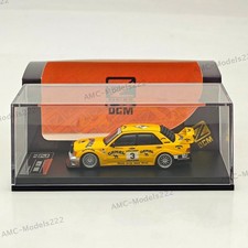1/64 DCM 190E W201 3 Camel Yellow Modified Diecast Metal Car