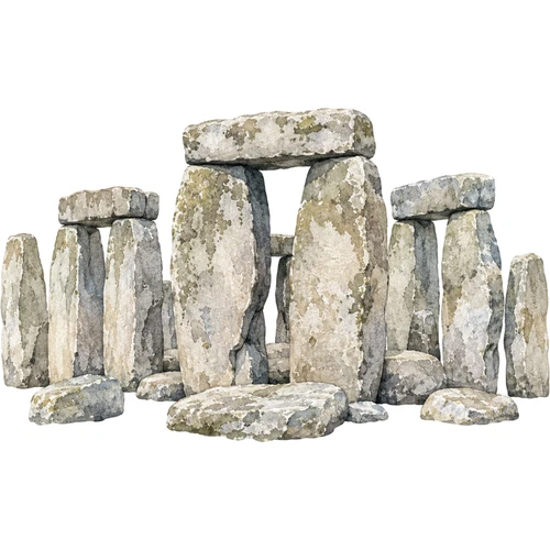 Stonehenge Landmark World Wonder Self Adhesive Vinyl Sticker