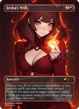 MTG - Jeska's Will - Fanart Borderless Style - EDH / Playtest