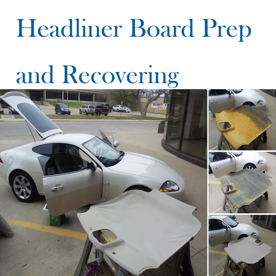 Beige Headliner Fabric suede Backed Car Roof Liner Repair Upholstery