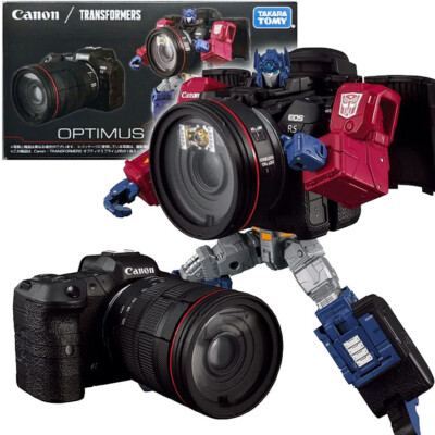 Takara Tomy Transformers Optimus Prime Canon R5 Action Figure
