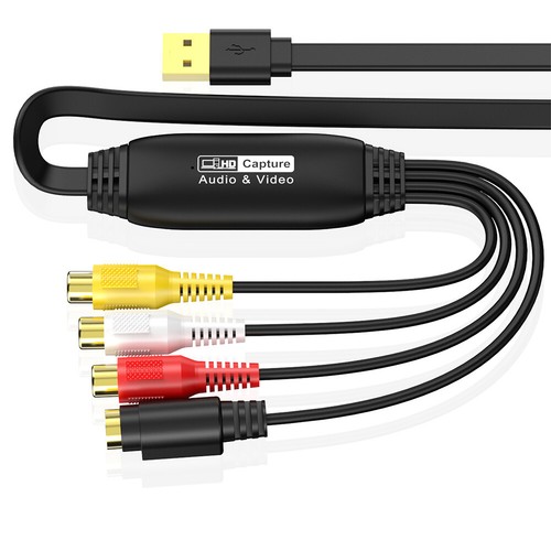 USB Video Capture Card VHS VCR TV DVD Video Grabber Cinch zu USB Video Konverter - Bild 4 von 14