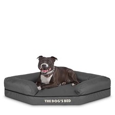 The Dog  s Bed Orthopedic Memory Foam Waterproof Corner Dog Bed, Medium, Gr
