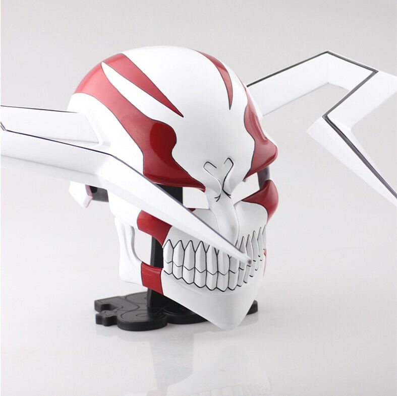 BLEACH Kurosaki Ichigo Tensa Bankai Cosplay Mask Helmet Halloween Party  Prop New