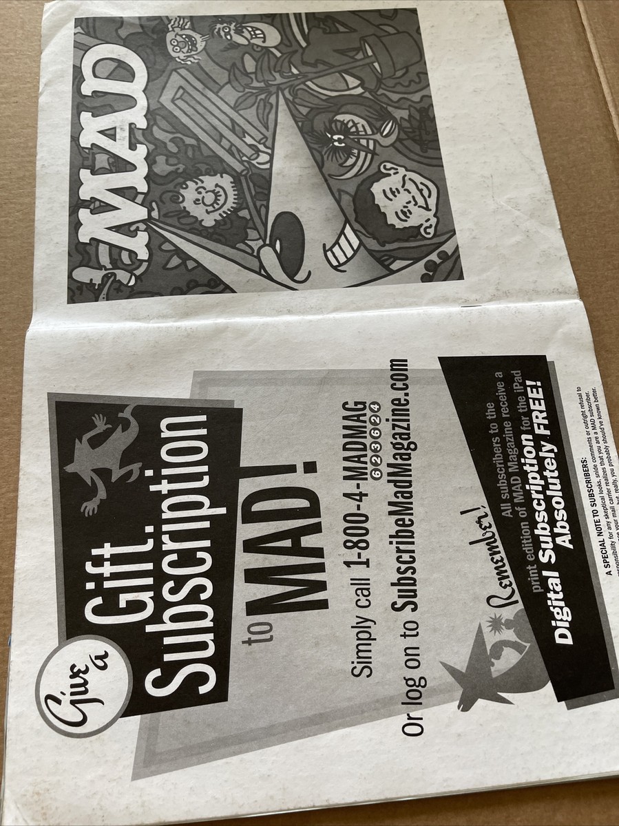MAD Magazine #538 April 2016 scooter board VG w/mailer Shipping