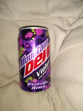Mountain Dew Violet Japan Full unopened can