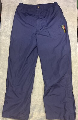 Vintage Sunice Gore-Tex Pants Waterproof Zip Ankles Pockets Nylon Lining Men's L