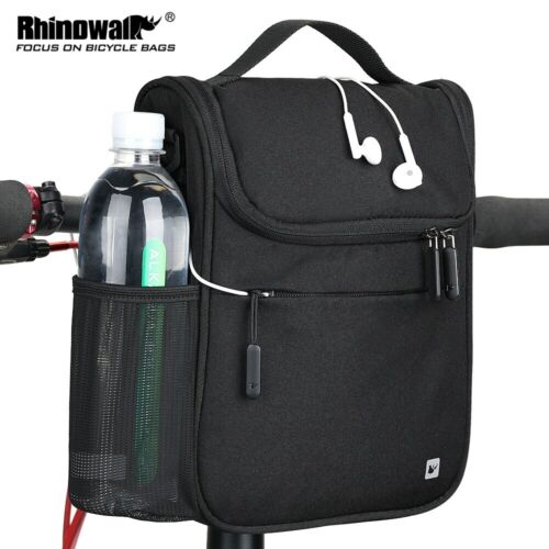 Bicycle Bag Folding Bike Handlebar Bag Front Tube Frame Phone Hole Waterproof - Picture 1 of 15