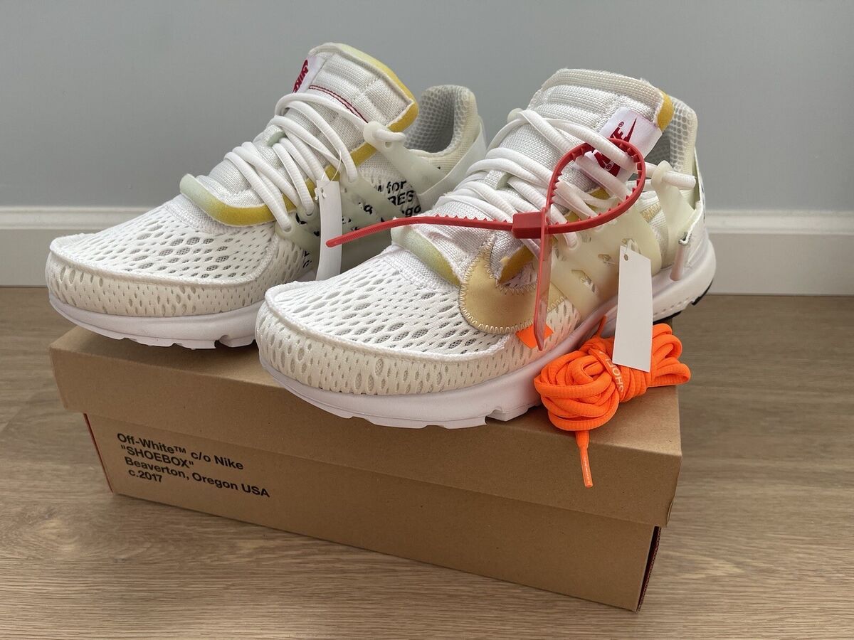 uklar behagelig Siege Size 9 - Nike Air Presto x Off-White White 2018 | eBay