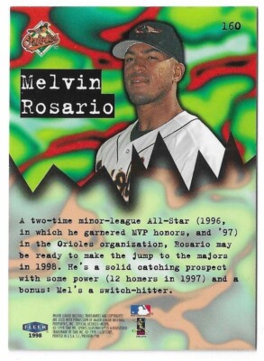 1998 Sports Illustrated Melvin Rosario One to Watch Card #160