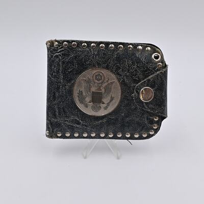 Vintage Faux Leather Men's Wallet United State Seal 