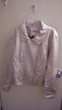 Hydraulic Moto Jacket Gold Metallic Juniors Xl