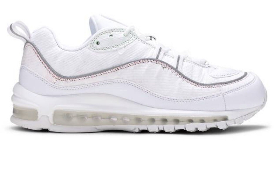 Nike Air Max 98 LX Cut Tear Away - White/White - CJ0634 101