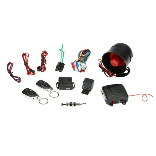 Universal Car Alarm System Security Keyless Entry System with 2 Key Fobs W7I9 # - Picture 12 of 12