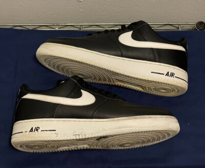 NIKE AIR FORCE 1 '07 AN20 'BLACK WHITE' cj0952-001 MENS SIZE 14
