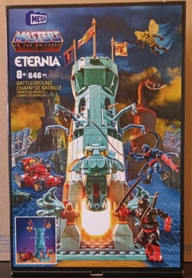 MOTU MEGA CONSTRUX ETERNIA BATTLEGROUND PLAYSET MASTERS OF THE UNIVERSE