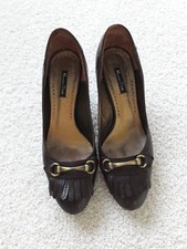 Escarpins Massimo Dutti, marron, taille 37