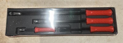 Snap-on Tools USA NEW 4pc ORANGE Hard Grip Striking Prybar Set 