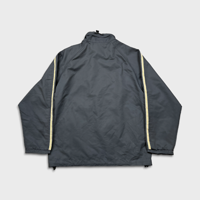 Vintage 90s Kappa Jacket Mens Small Gray Logo Spirit Within