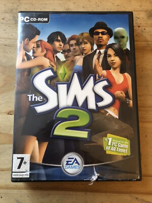 Die Sims 2 für Windows PC 4 Disc CD-ROM Videospiel von 2004 EA Spiele Maxis PEGI