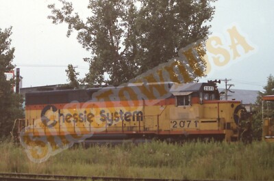 Vintage 1992 Train Slide 2071 CSX Engine X2I001