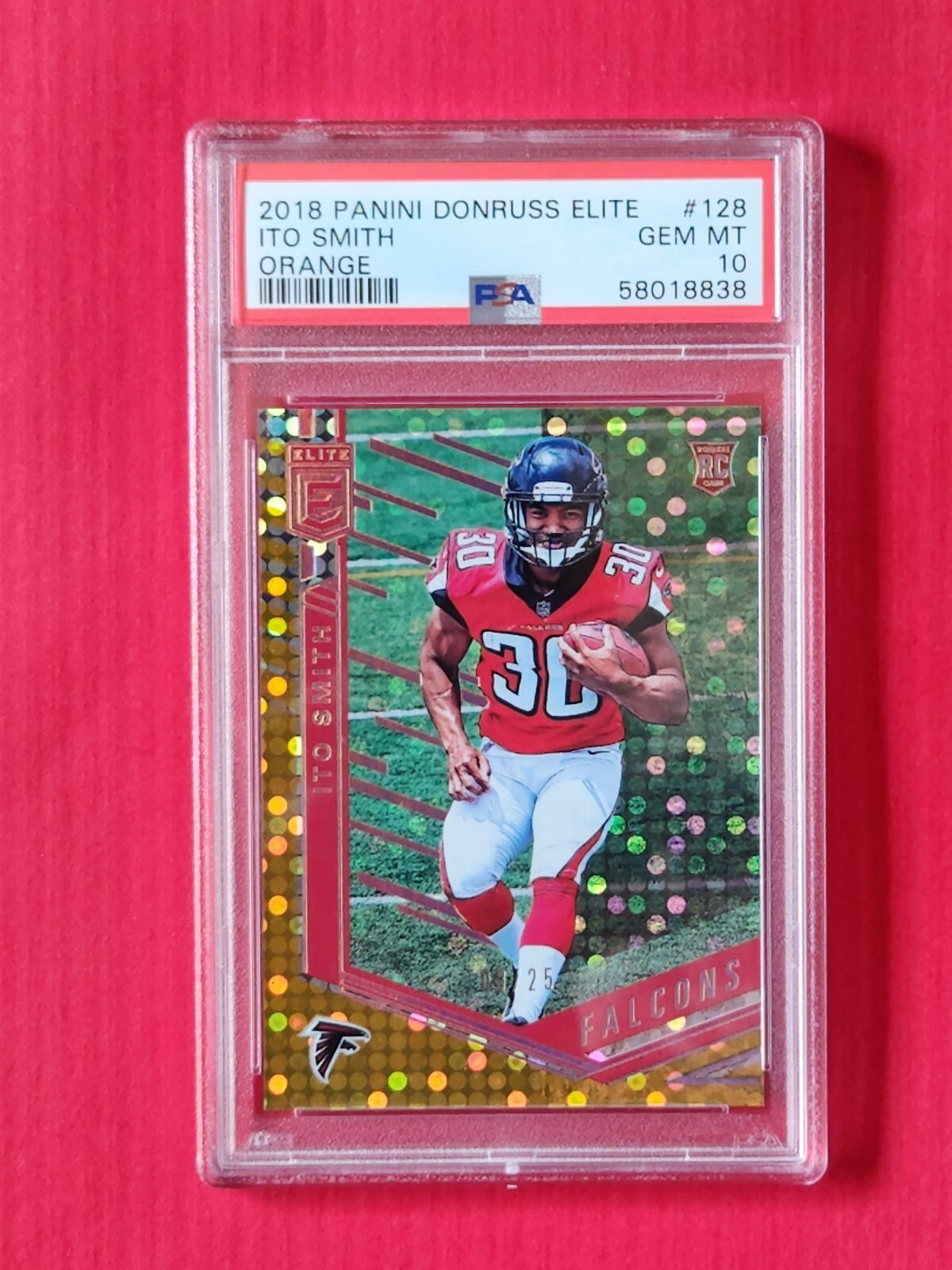 Ito Smith Panini Donruss Elite #128 Orange