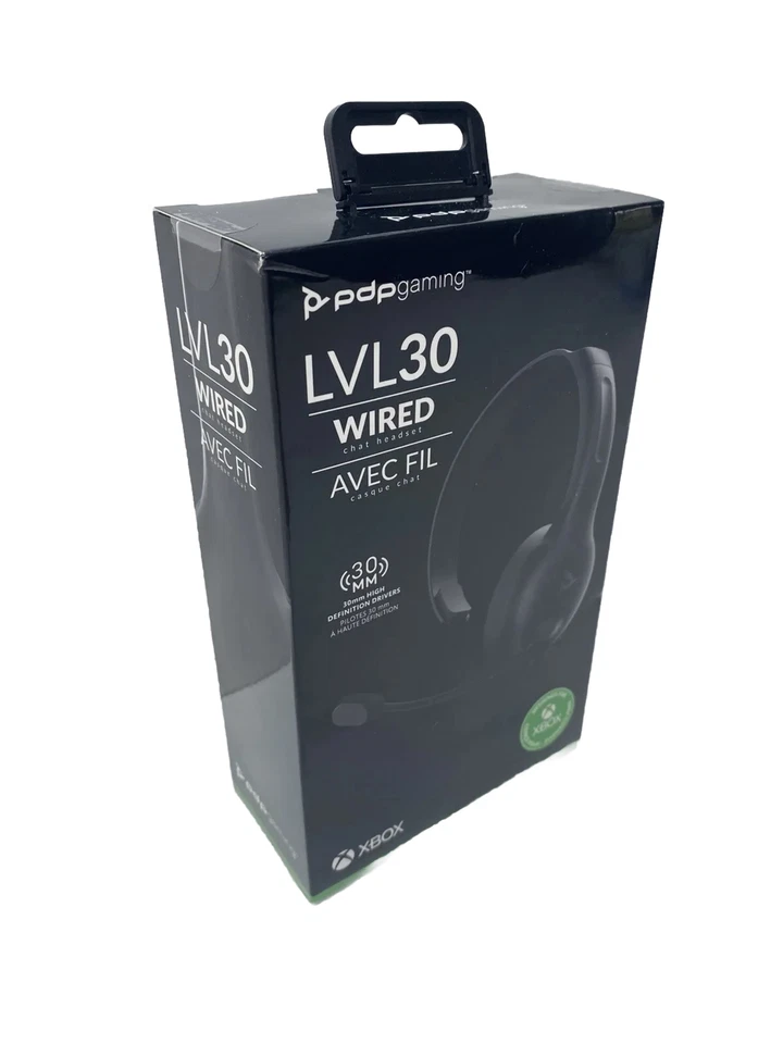 PDP Gaming LVL30 Xbox One On-Ear Wired Chat Headset Black NEW  XBOX - Image 2 of 4