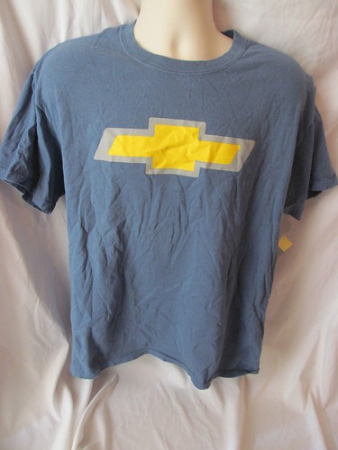 Chevrolet Bowtie More Than You Can Imagine Blue T Shirt size Large