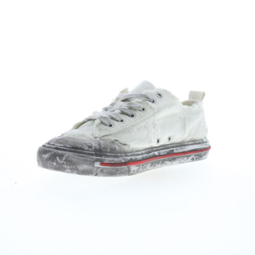 Diesel S-Athos Low Y02882-P5600-H8891 Mens Gray Lifestyle Sneakers Shoes - Picture 4 of 8
